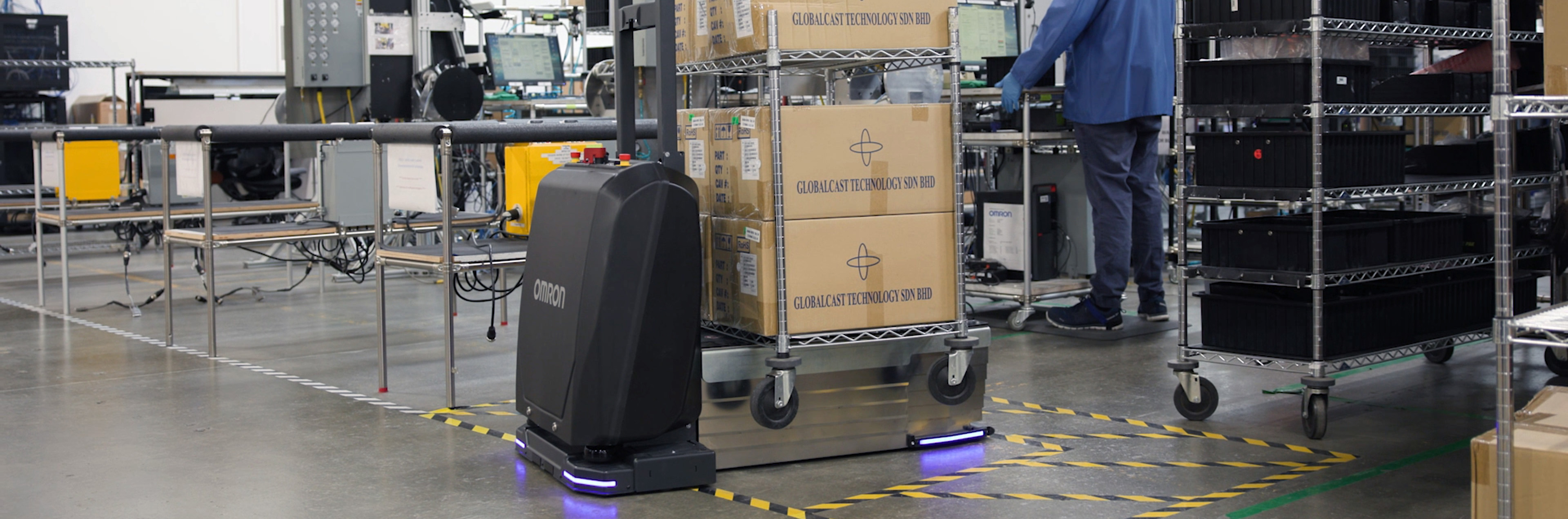 Intralogistics automation boosting productivity with OL-450S AMR_cropped