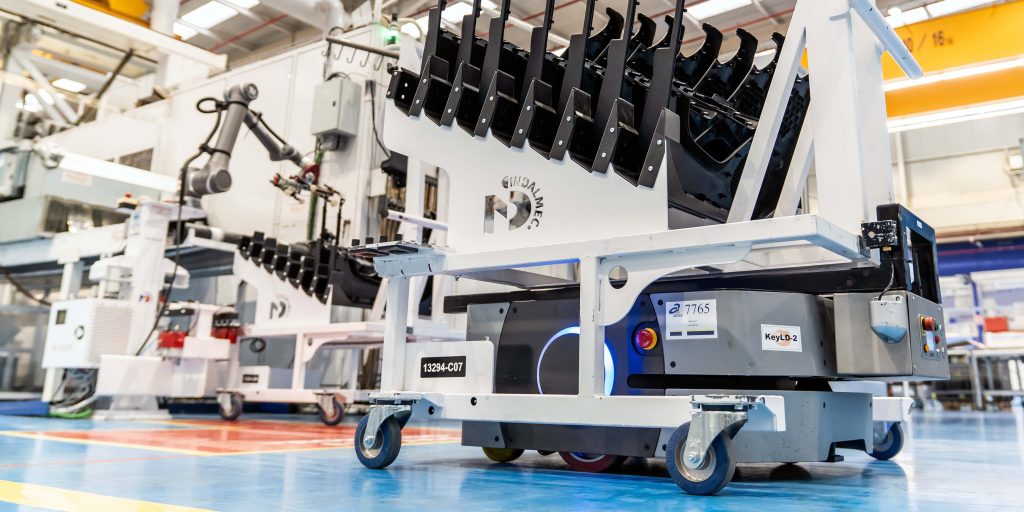 Automotive manufacturing automation using LD-250 Autonomous Mobile Robot