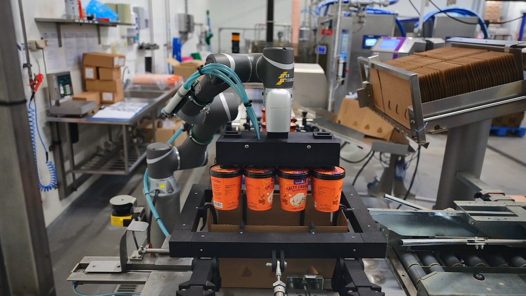 End of line automation for food packaging