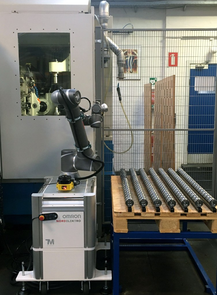 Fischer Gears CNC machine tending on production floor