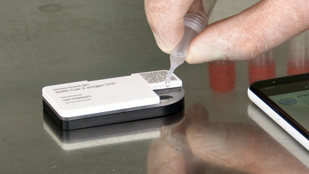 Automated packaging of COVID-19 test kits