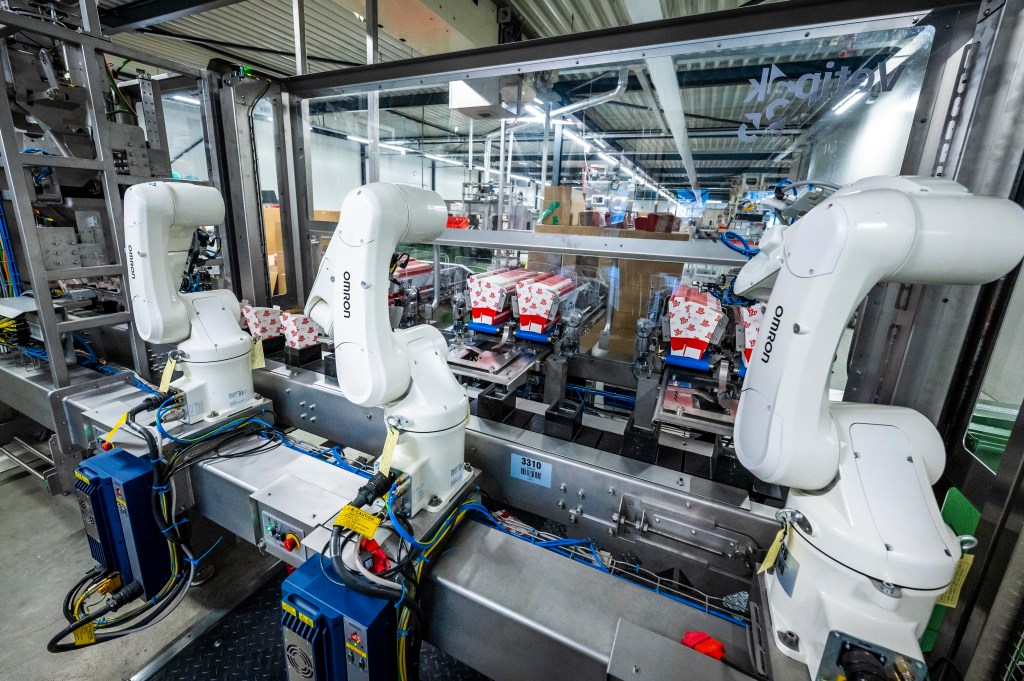 Packaging Line alongside Viper Robots