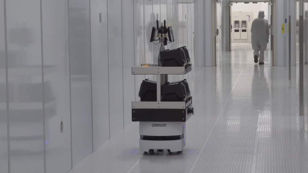 Polar Semiconductor using OMRON LD Series AMRs to Optimize Material Transport