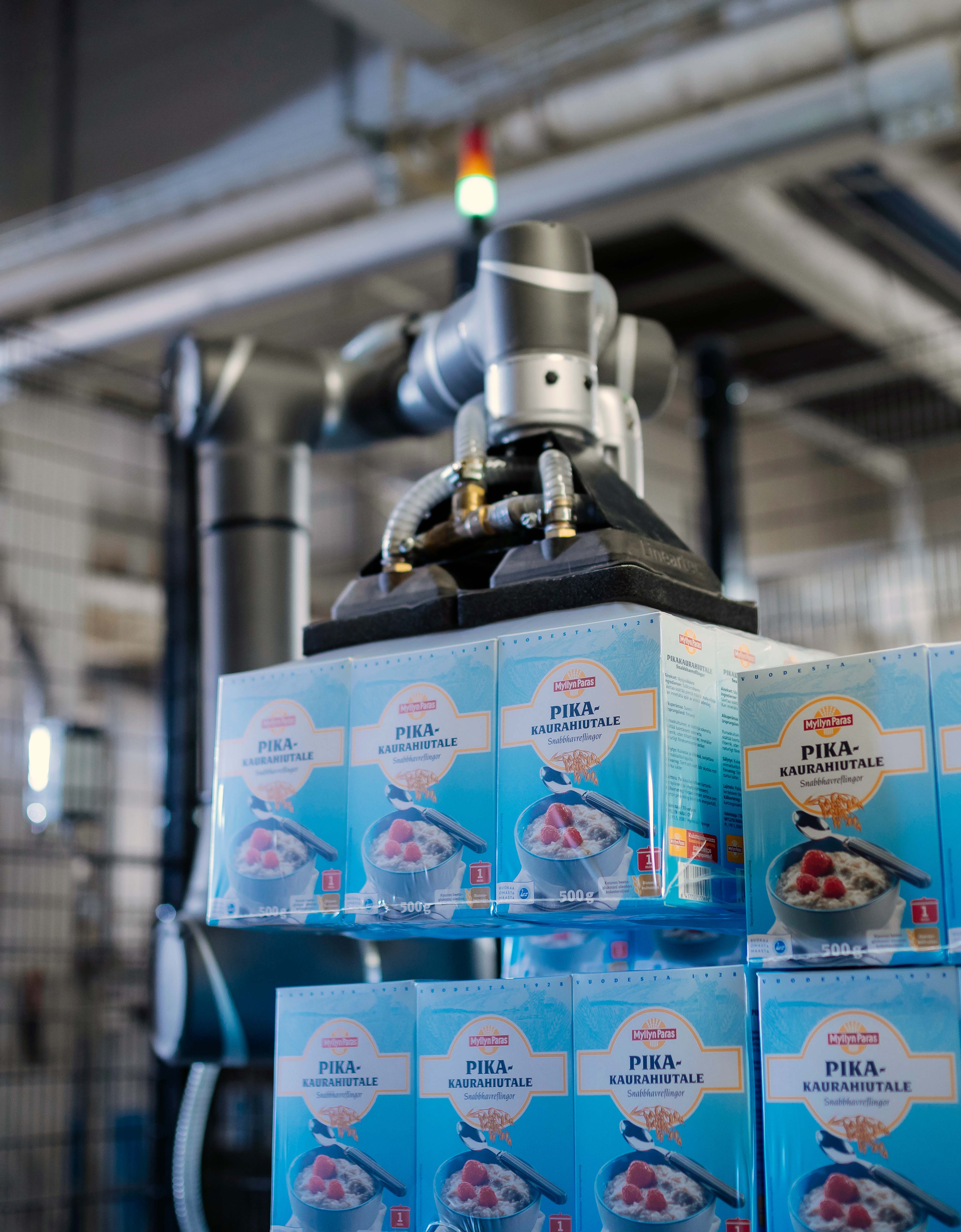 Robotic Palletizing System Boosts Efficiency at Myllyn Paras