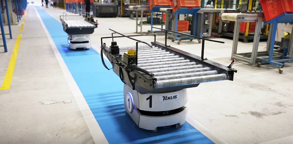 OMRON AMRs driving warehousing automation and efficiency at Teklas