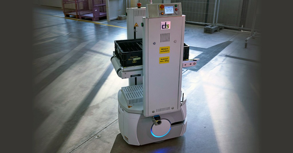 OMRON LD-90 AMR at BMW Manufacturing Plant