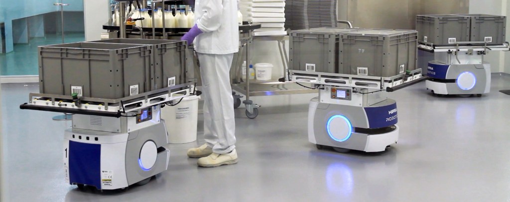 OMRON LD-90 AMRs in Action