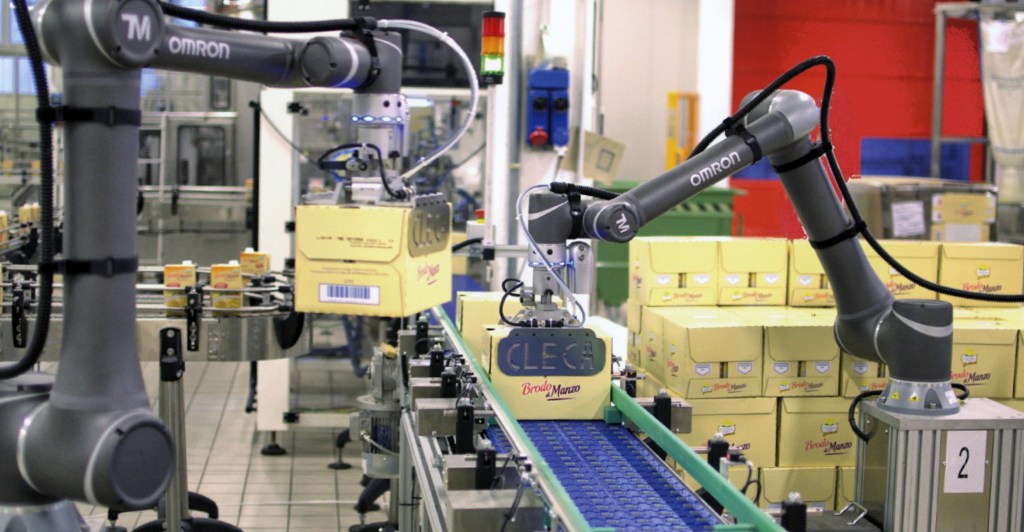 OMRON TM12 Cobots Packaging Automation Line