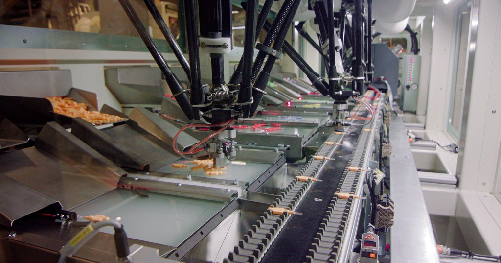 TePe automated oral care manufacturing line with industrial robots