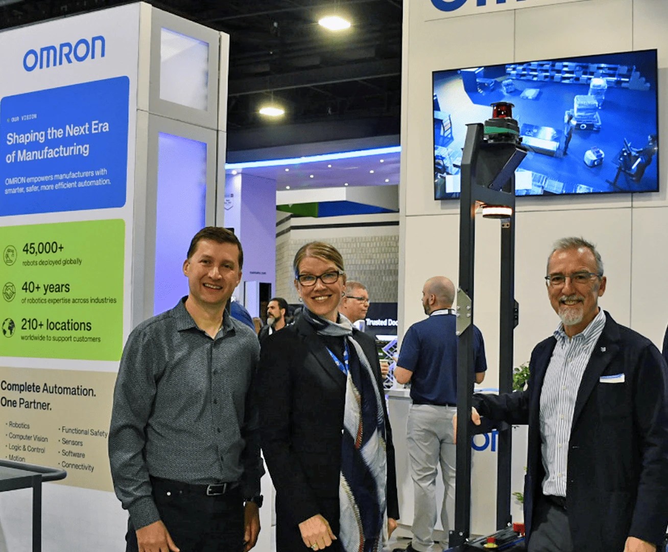 OMRON and COMAU at MODEX 2026
