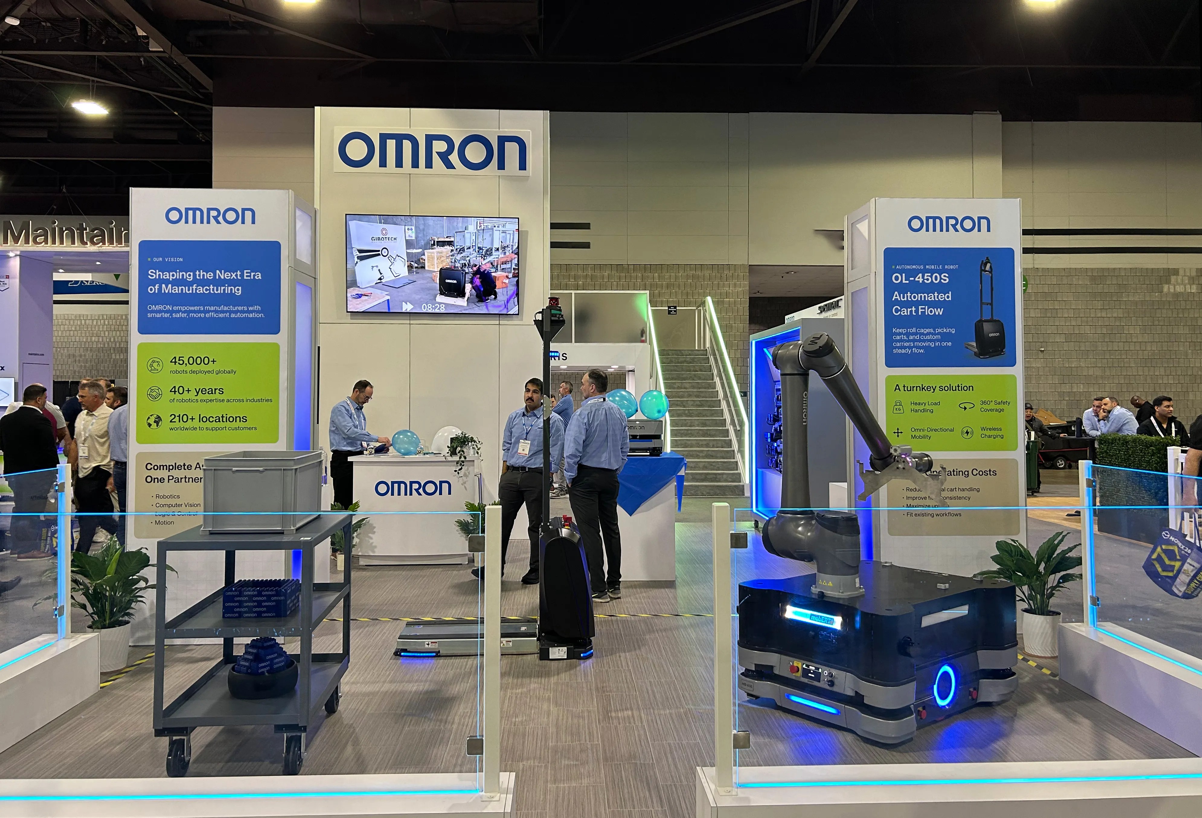 OMRON Robotics Booth at MODEX 2026