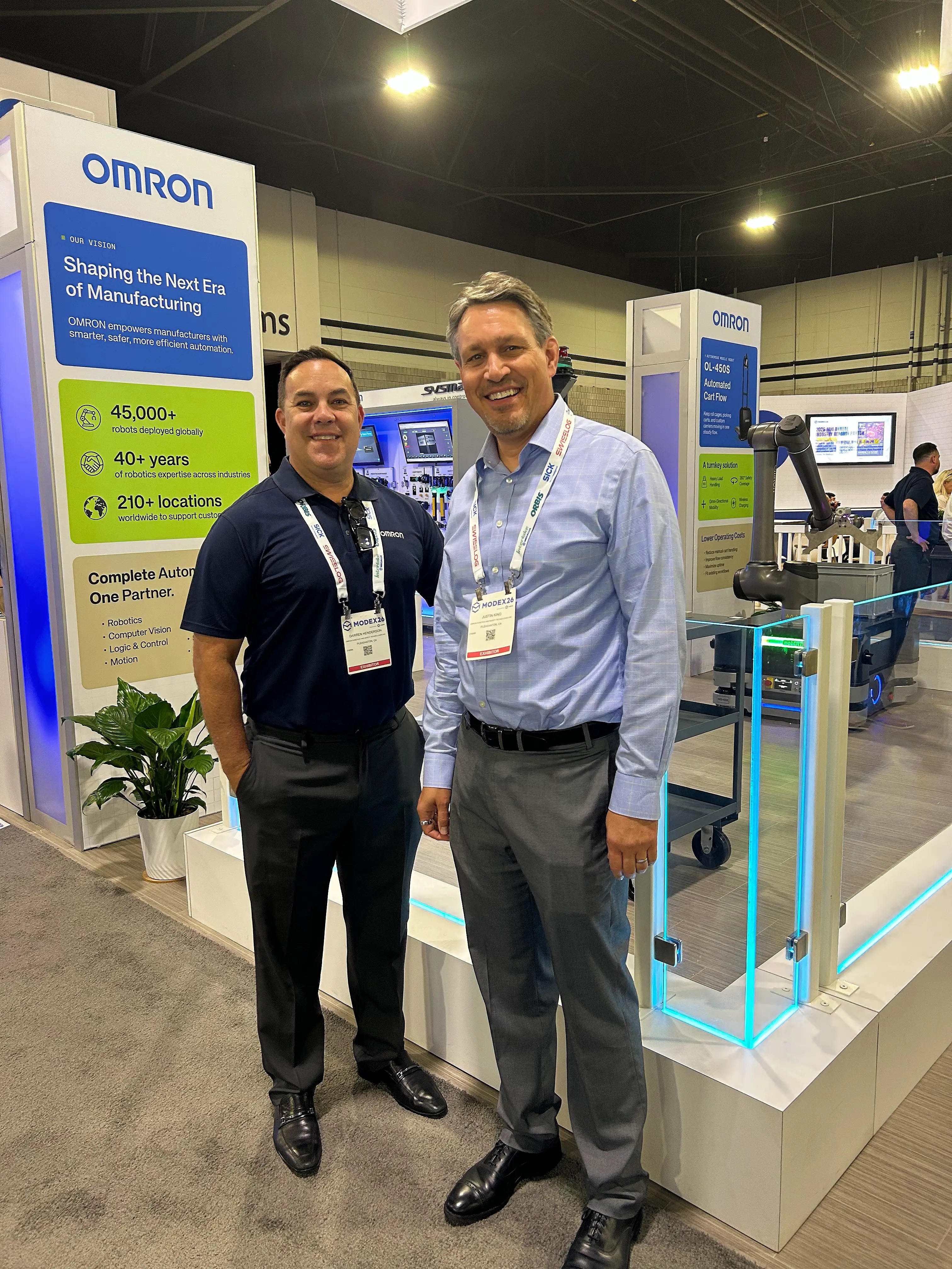 Darren and Justin at MODEX 2026