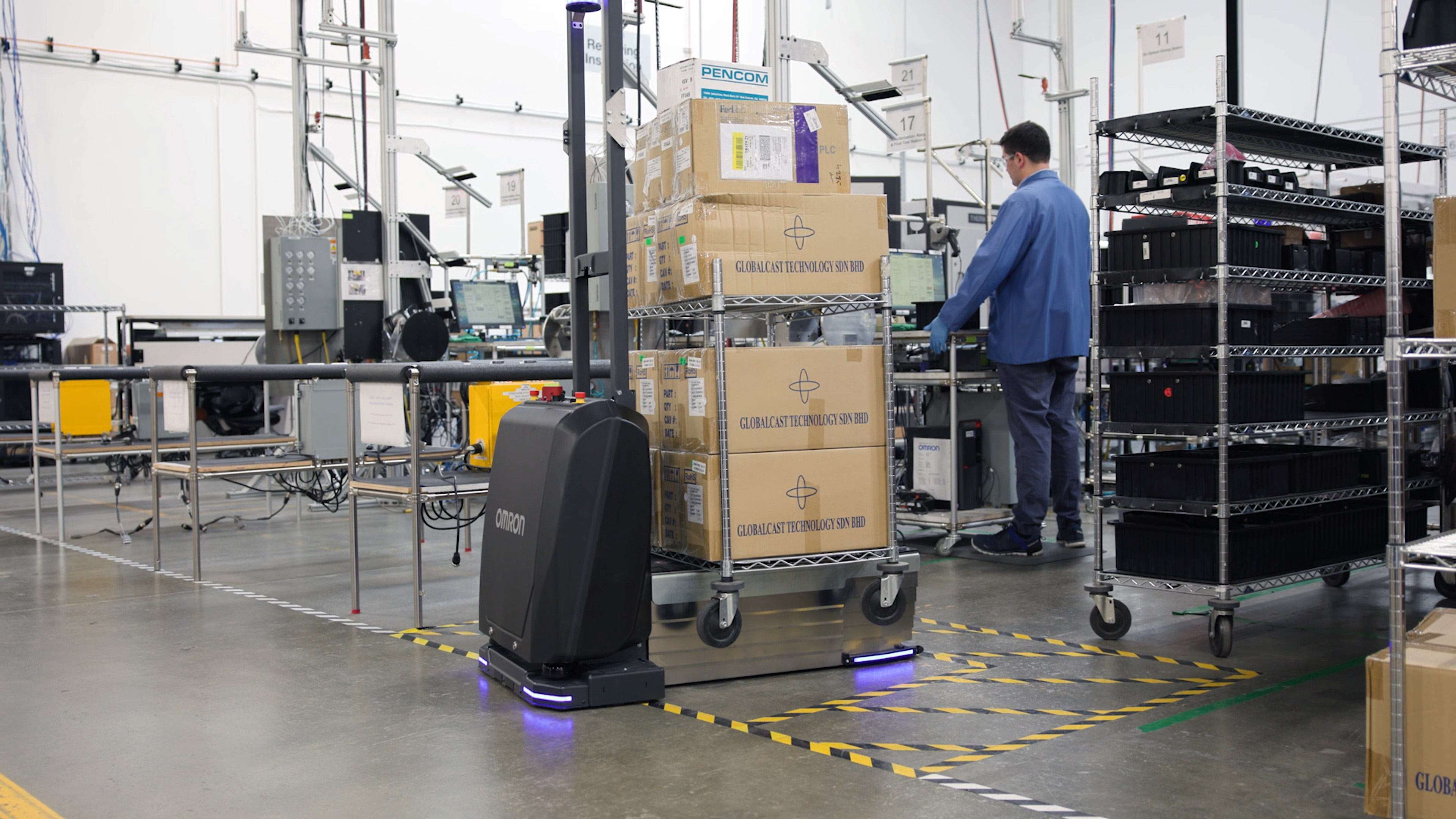 Intralogistics automation boosting productivity with OL-450S AMR