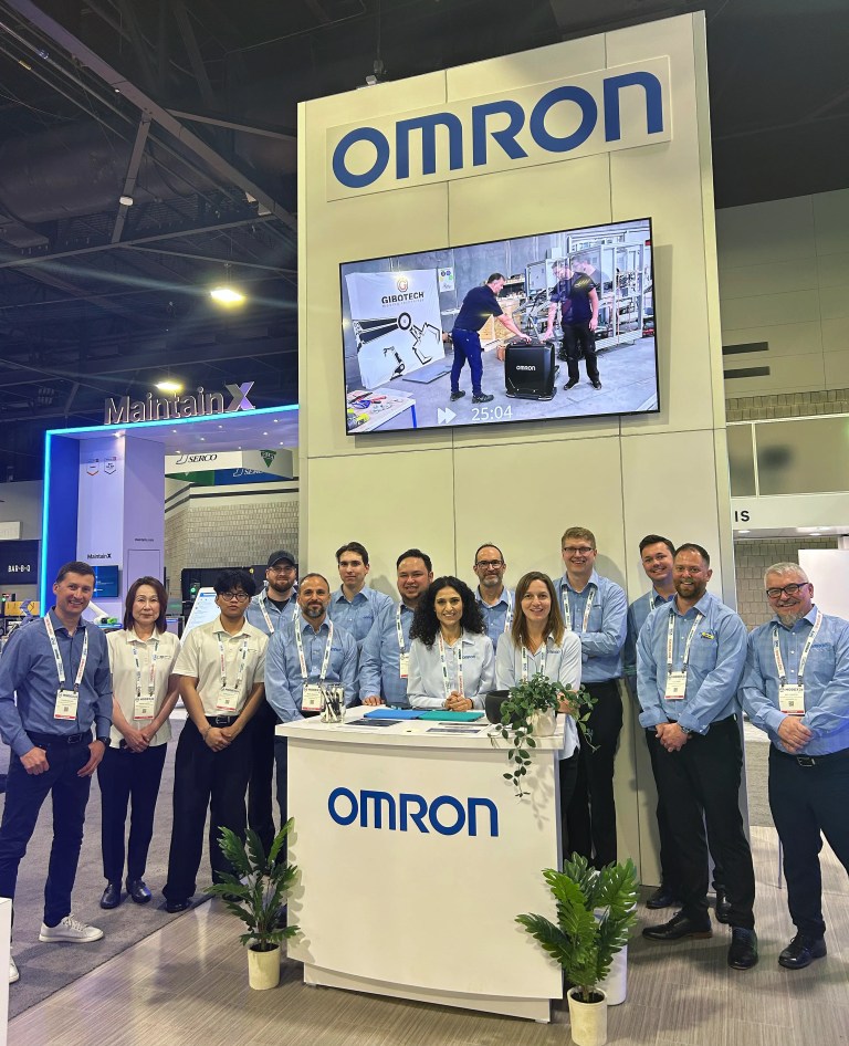 The OMRON & ERT Solutions Team at MODEX 2026