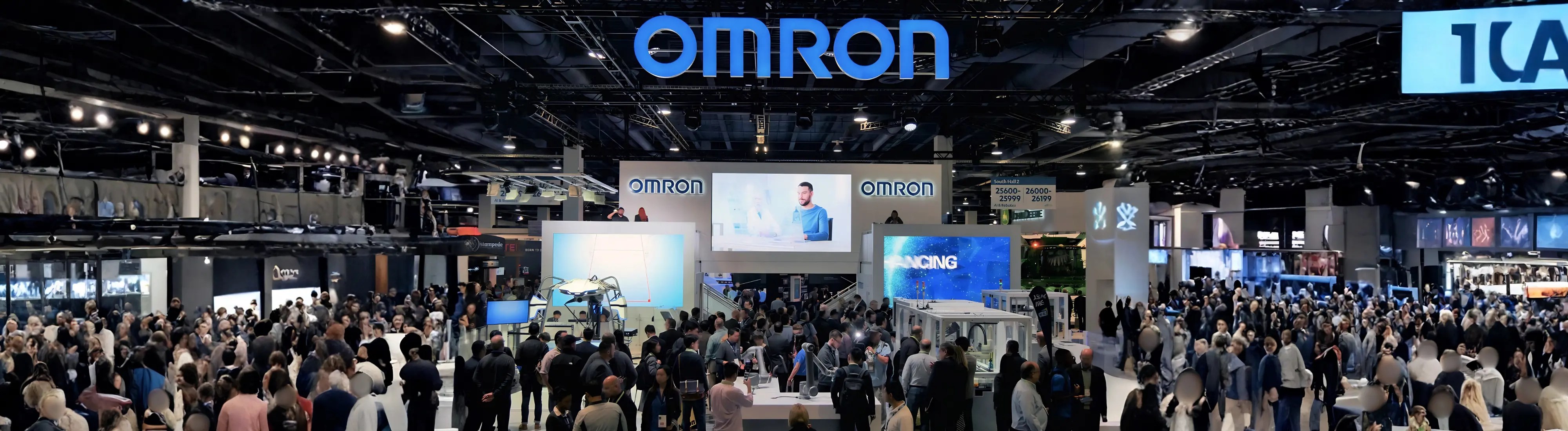AUTOMATE 2026 Trade Show Banner with Blurred Faces