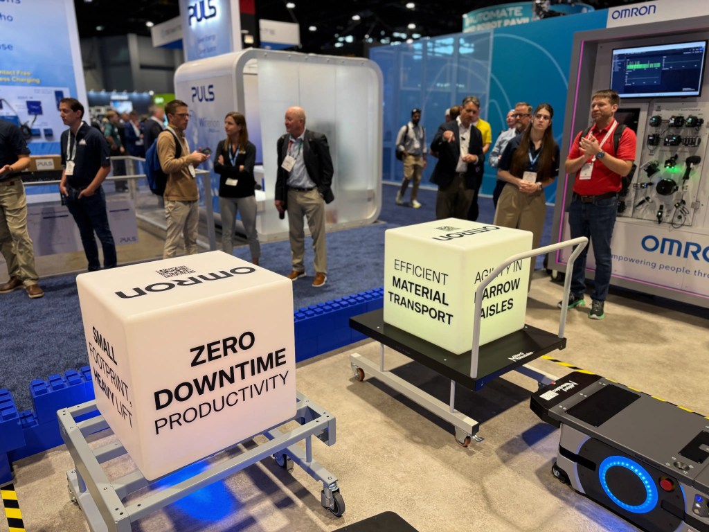 Automate 2026 OMRON AMR Demo and Wiferion Booth Context