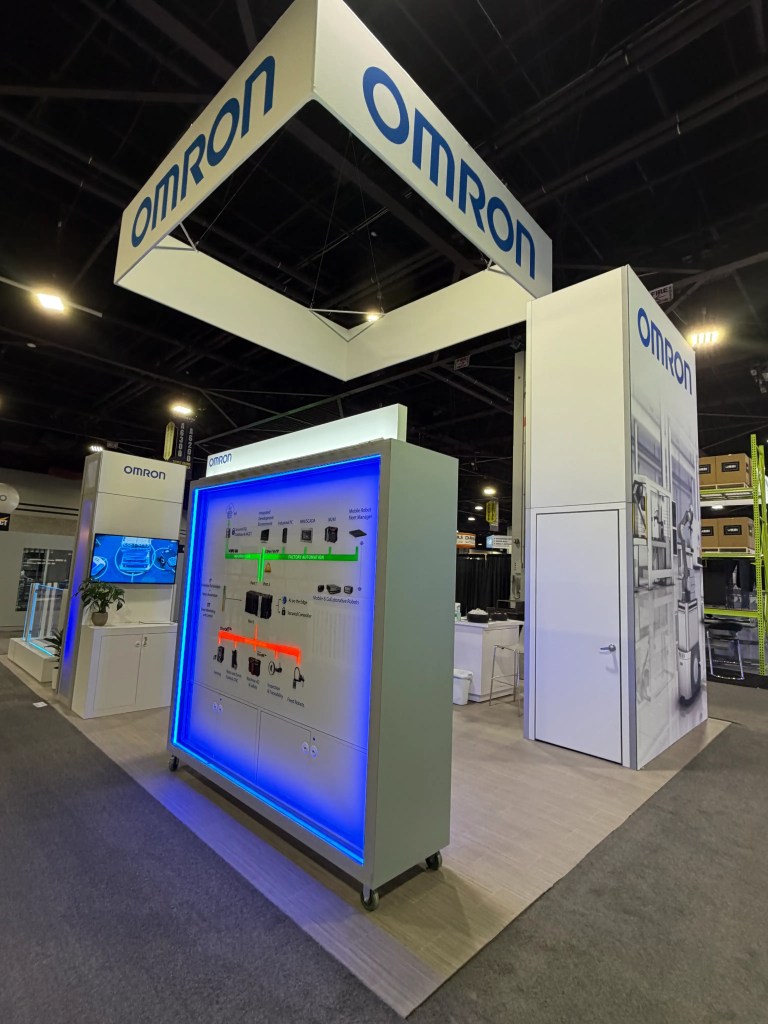 OMRON Booth Setup MODEX