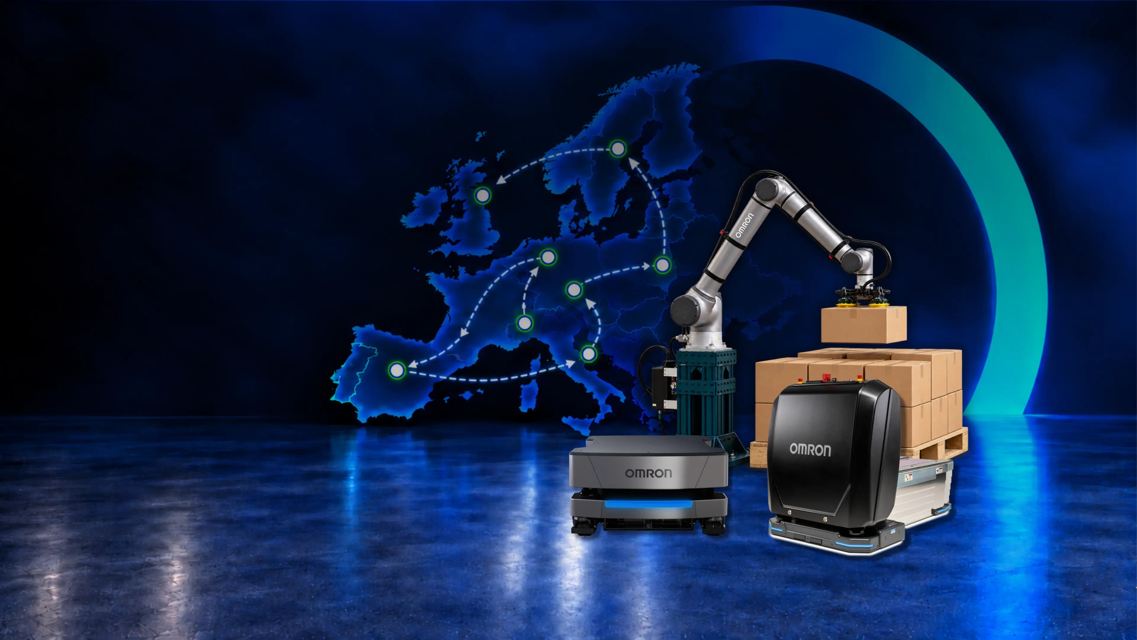 OMRON Robotics Roadshow Annecy | Live Cobot & AMR Demos
