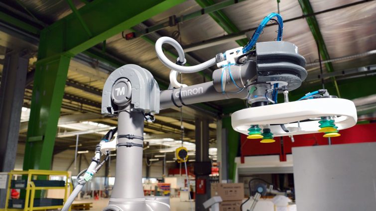 FlexLink-Cobot-Palletizer-Closeup