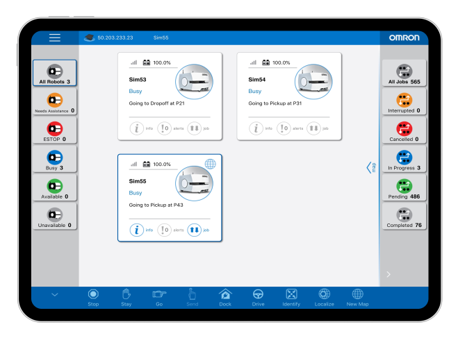 MobilePlanner OMRON