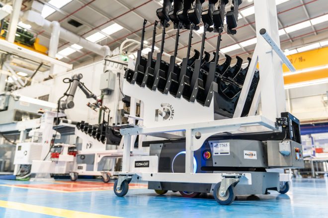 OMRON LD-250 AMR and TM Series Collaborative Robot